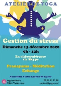 Atelier de yoga à Nice - Gestion du stress