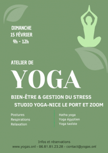 Atelier de yoga bien-être et gestion du stress le 15/2/2026
