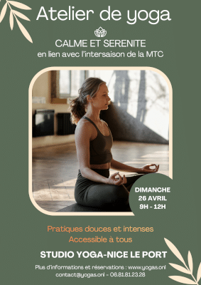 Atelier Calme et sérénité 26/4/2026