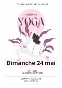 Atelier Yoga Bien-être 24/5/2026